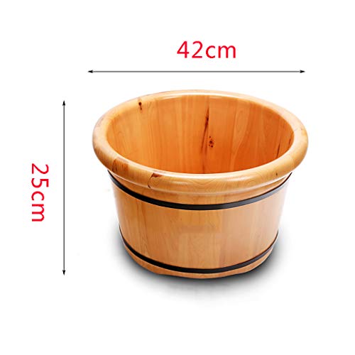 Baño de pies de madera para pedicura 25cm con tapa miniatura 3