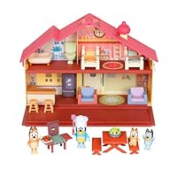 Bluey Toy House Playset, Mega Bundle Family Home & BBQ Playhouse Toys, Bluey, Bingo, Bandit, Chilli, House Playset for Toddlers 3-5, Amazon Exclusive