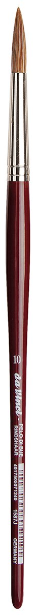 da Vinci Watercolor Series 1587J Paint Brush, Round Light Ox Sabeline Hair, Size 10 (1587J-10)