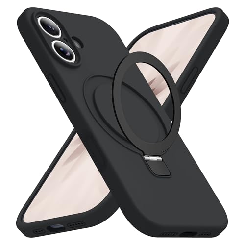 Coque iPhone X MagSafe avec support invisible noir protection antichoc militaire