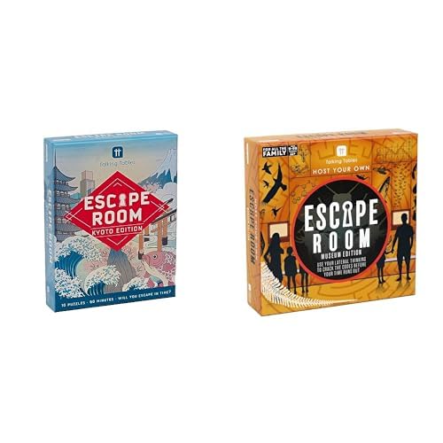 Image of Talking Tables Host Your Own Escape Room Game Museum Themed Escape Room Game - Games Night Bundle