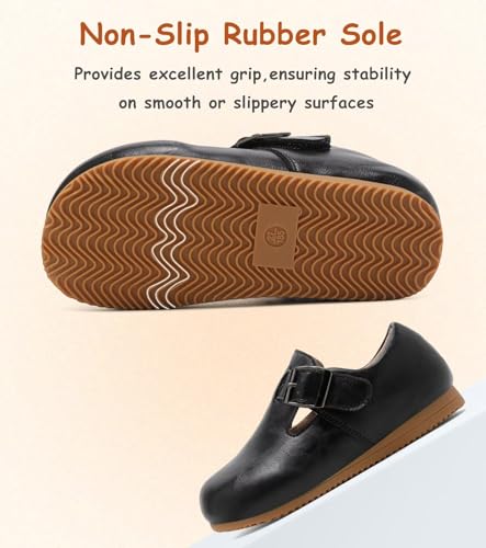 Image of Toddler Suede Shoes Genuine Leather Boys and Girls Casual Sneakers Spring Fall Flats