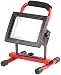 Produktbild Luminea Akkuleuchten: Wetterfester LED-Akku-Baustrahler mit Stand-Sockel, 20 W, 720 lm, IP65 (LED Strahler Akku)