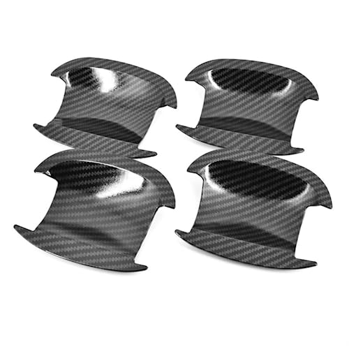 Garniture de poignée Skoda Superb 3T aspect carbone et chrome haut de gamme