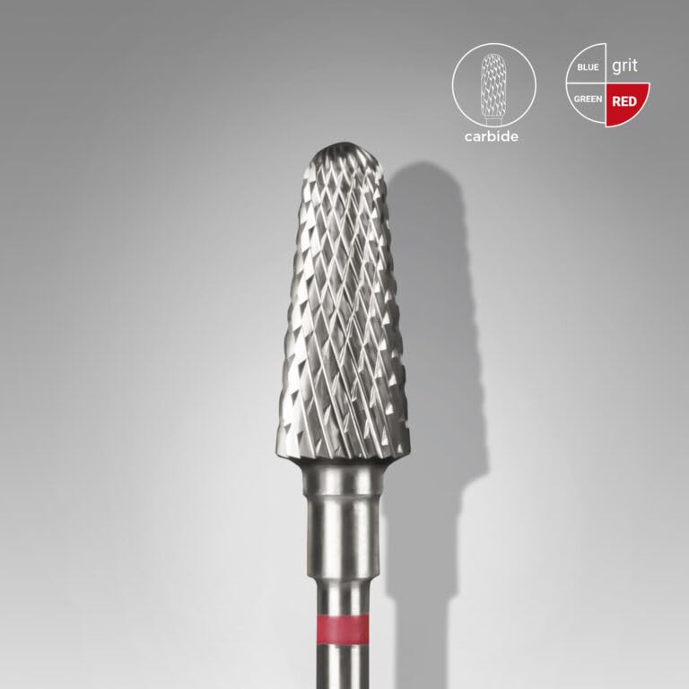 STALEKS PRO Tungsten Carbide Nail Drill Bit 6x14mm Expert Conical Shape (Fine Grit) - Image 2