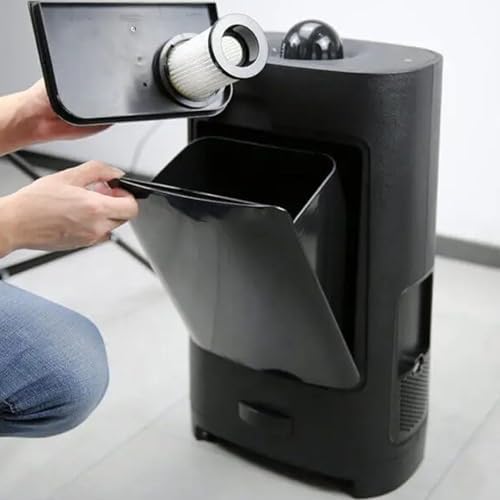 1400W Commercial Hair Vacuum, Touchless Salon Cleaner, 2.7L Large Bin HEPA Filter, Infrared Induction Trims for Barbershop Stylists, Quiet Heavy Duty Styling Assistant — view 3