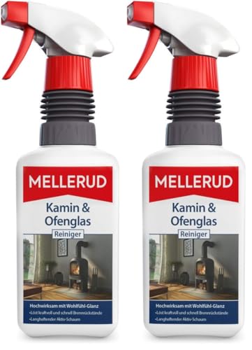 MELLERUD Kamin & Ofenglas Reiniger | 1 x 0,5 l | Reinigungsmittel...