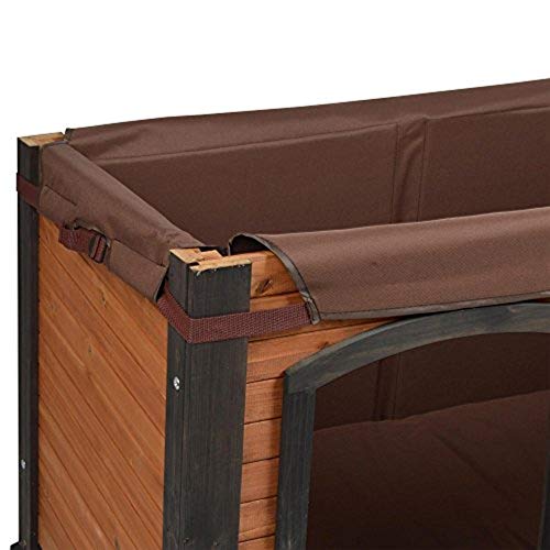 Petmate Precision Extreme Outback Log Cabin Dog House, Medium