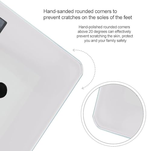 Báscula Digital de Baño Smart FekiLoot Precisa y Moderna miniatura 4