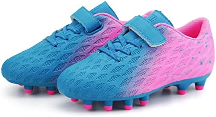 firelli Kids Athletic Soccer Cleats Boys Girls Outdoor Football Shoes 5 41kRBV8pcdL. AC