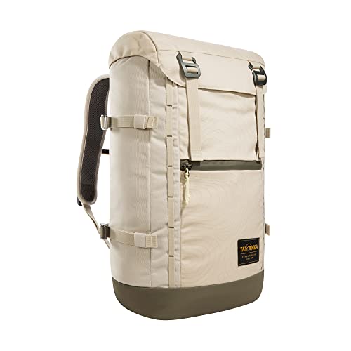 Tatonka Daypack City Hiker 20l - Stylischer und PFC-freier Rucksack aus nachhaltigen Materialien und 20 Liter Volumen (brown rice curve)