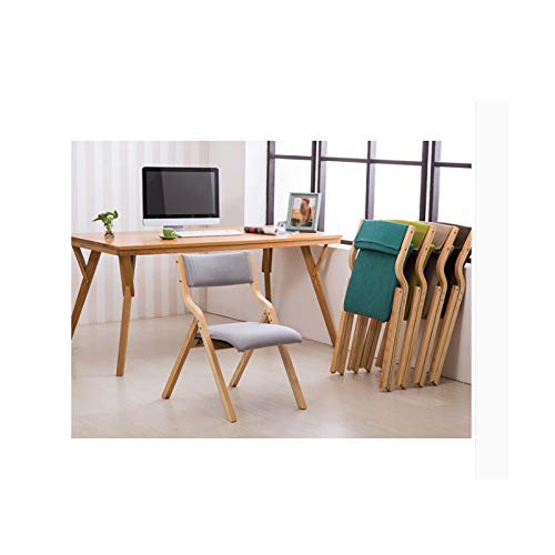 Chaise pliante bois portable compacte pour le manque de place maison