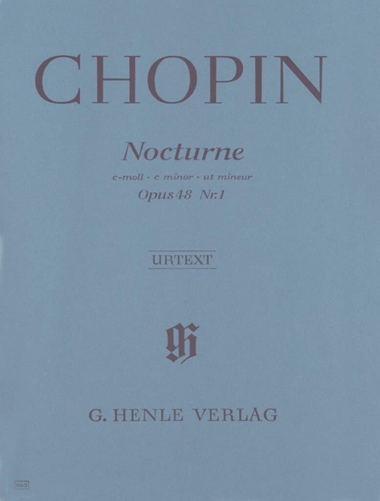 Nocturne C minor op.48/1 - piano - (HN 663): Instrumentation: Piano solo