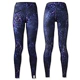 Dicke Polsterung HKM Erwachsene Reitleggings-Moena-Silikon-Kniebesatz6936 Hose, 6936 dunkelblau/lila, 44/46
