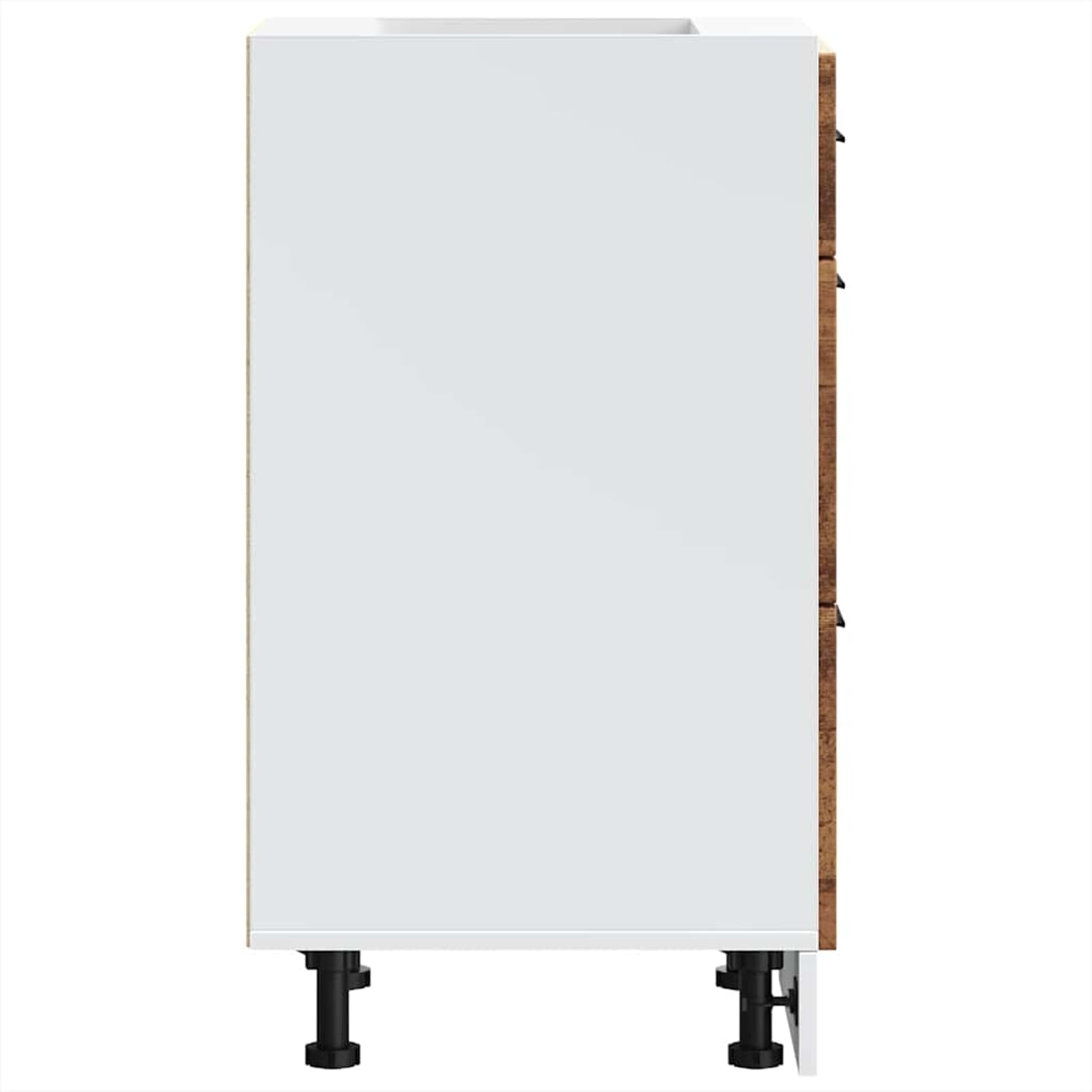 Homgoday Unterschrank Porto Altholz Holzwerkstoff 40x46x81,5 cm Küchenmöbel mit verstellbaren Füßen Model854228
