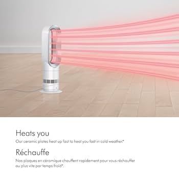 dyson hot+cool AМ09 Dyson Hot+Cool™ Jet Focus AM09 fan heater (Black/Iron