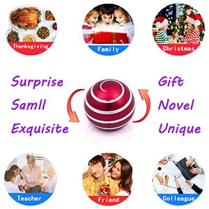Image of Desk-Kinetic-Toys Cool-Gadgets for Fidget: Cool-Stuff Thing Game Toy for Adult Teen Children Kid, Stress Relief Optical-Illusion Gifts for Office School Home Man Women Christmas Spinning 300 Seconds