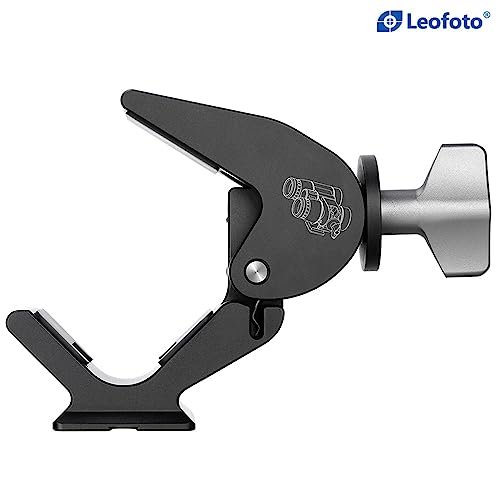 Soporte Leofoto BC-02 para prismáticos con anclaje Arca y rosca de trípode 8