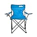 just be... Chaise de Camping Pliable Bleu avec des Bords Noirs