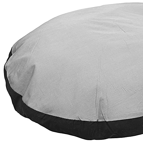 Karlie Karlie 60060 Kissen oval L: 80 cm B: 62 cm H: 10 cm grau-schwarz