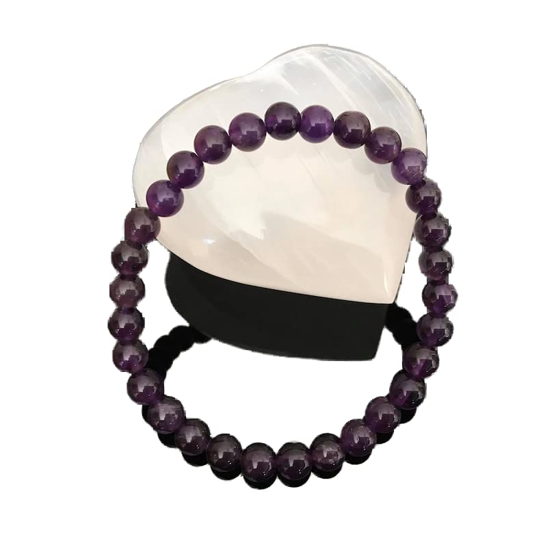 Bracelet en améthyste naturelle pour rituel bien-être et yoga