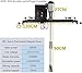 Power Mixer Pneumatic Agitator Clamp-On Drum Agitator Industrial-Grade Pneumatic Shaker Paint Stirring Tool，Tank Electric Agitator, 980W 1 Ton Paint Mixer Machine with Support Hanger, Foldin