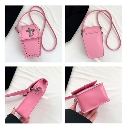 Image of Goth Purse Coffin Halloween Purses Clutch Shoulder Bag Small Crossbody Bag Spooky Horror Cute Wallet