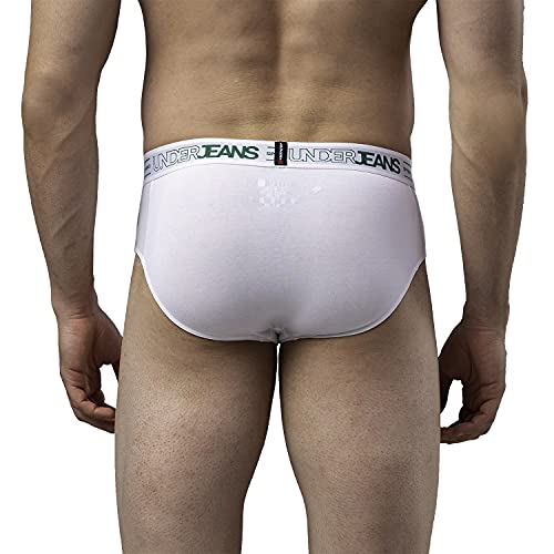 Image of Underjeans Men Cotton Blend Brief - Pack of 2