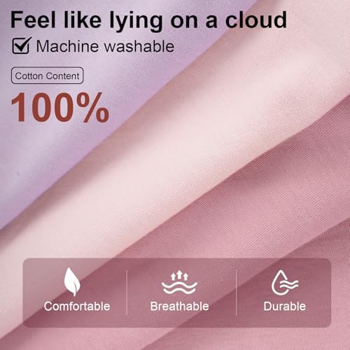 Wrrernsin Baby Sleep Sack 0-6 Months,100% Cotton TOG 0.5 Wearable Blanket for Newborn and Infant, 3 Pack 2-Way Zipper Lightweight Sleeping Bags for Toddler — view 6