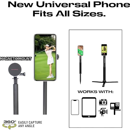 Golf Tripod Monopod Magnetic Golf Film Stick 52