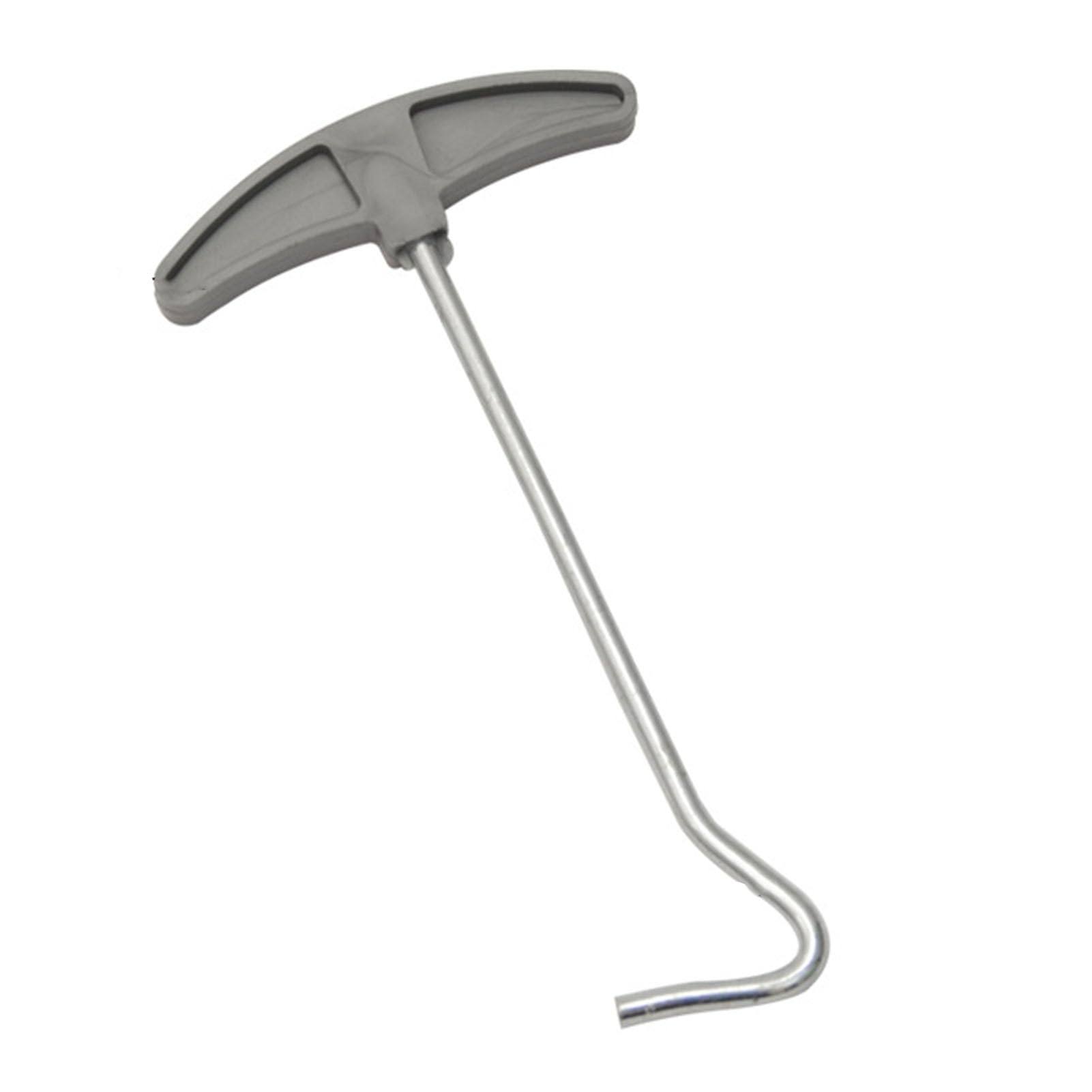 Tent Peg Remover, Tent Peg Nail Puller Tent Hook Puller Tent Stake Remover Plastic Alloy Stake Extractor with Ergonomic Handle Grip Lightweight and Portable for Camping Canopy
