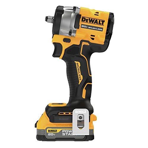 Boulonneuse Dewalt 20V Max 3/8'' avec batterie Powerstack et bague de retenue hog ring - 5