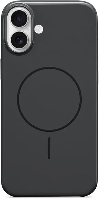 Beats iPhone 16 Plus Case with MagSafe and Camera Control, Scratch-Resistant Protective Cover, Slim Fit, Microfiber Lining - Midnight Black