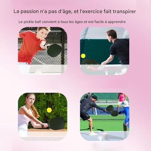 Raquettes de à Poignée Ergonomique pour un Confort de Jeu Optimal