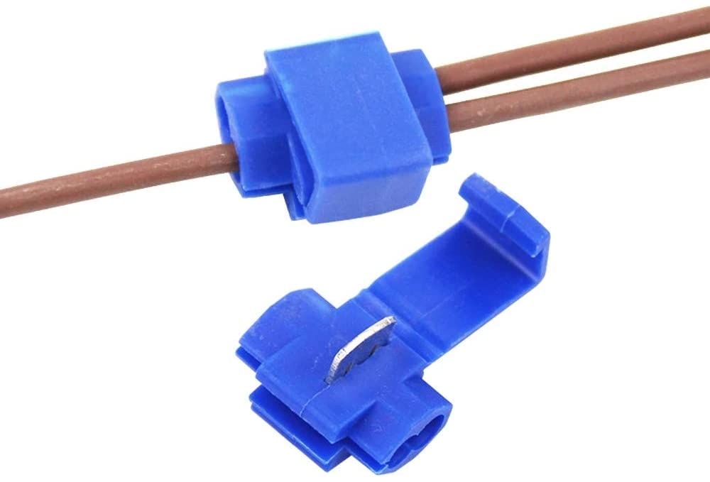 25 Pcs Wire Terminals Quick Splice Connector 0.75-2.5mm2