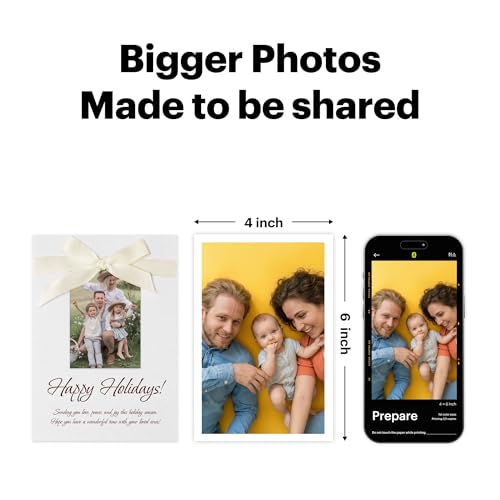KODAK Dock Plus 4PASS Instant Photo Printer, 4x6” Portable