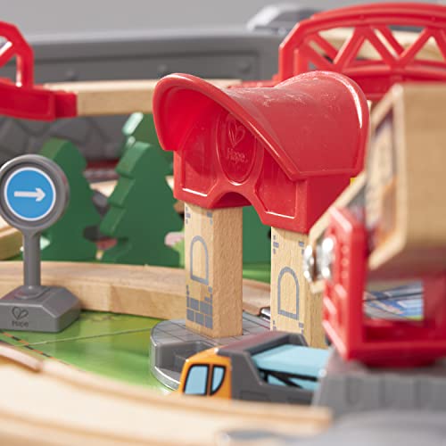 Hape E3766 70 Piece Railway Train Table And Set Toy With Battery Powered Locomotive, Removable Playmat Surface And Storage For Kids 3 Years And Up #TOP6