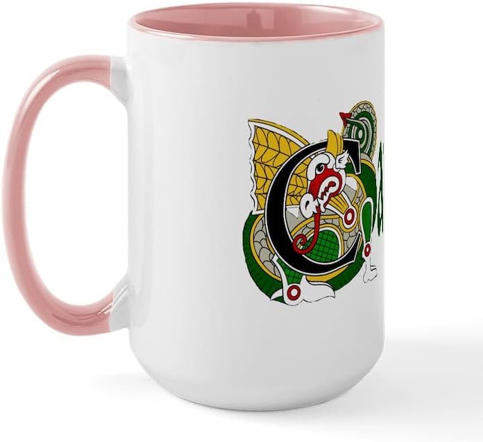 CafePressCallaghan Celtic Dragon Large Mug 15 oz (444 ml) Ceramic Coffee Mug