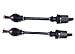DTA P309309 Front Left and Right Side Premium ATV CV Axle Complete Assembly - 2pcs (Pair) Fits Polaris Ranger 500, Ranger 700, Ranger XP700