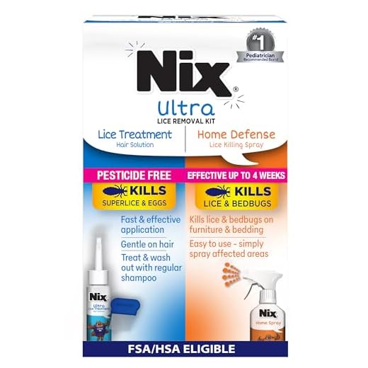 Nix Ultra Lice Removal Kit | Kills Super Lice & Eggs | Includes Lice Removal Comb and Control Spray