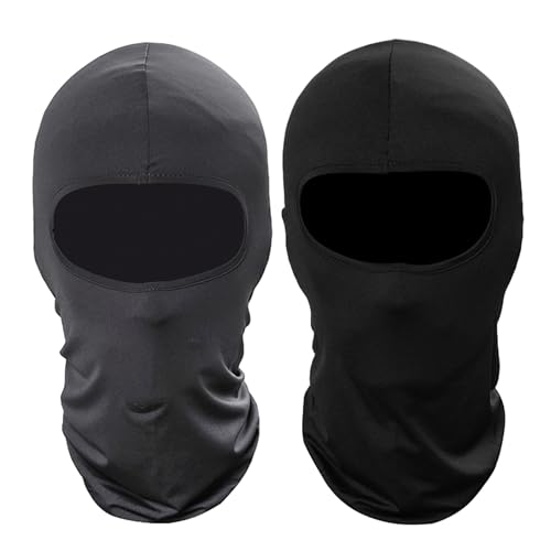 Image of Pukavt 1-6 Pack Balaclava Face Mask, Ski Mask for Men Women, UV Protection Windproof Scarf for Motorcycle Snowboard Cycling