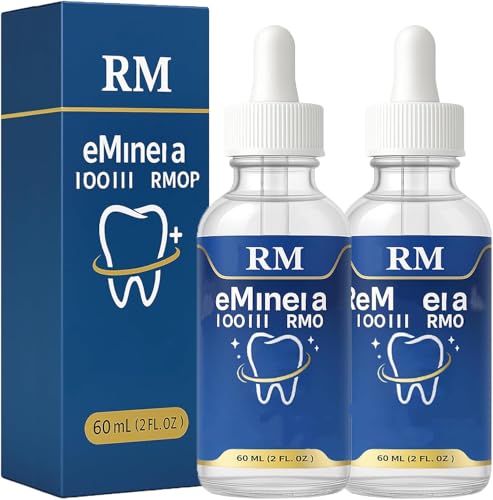 Ir-Mi-Remi-Neral-Tooth, Tooth Remineral+, Tooth, Gotas blanqueadoras y remineralizantes para los dientes, Blanqueamiento dental con gotas remineralizantes, Fortalecimiento del esmalte - 60 ml,2Pcs