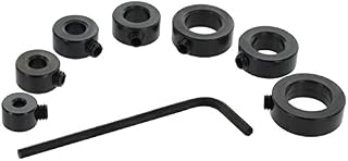 Drixet Drill Stop Bit Collar Set – Kit Includes: 1/8", 3/16”, 1/4”, 5/16”
