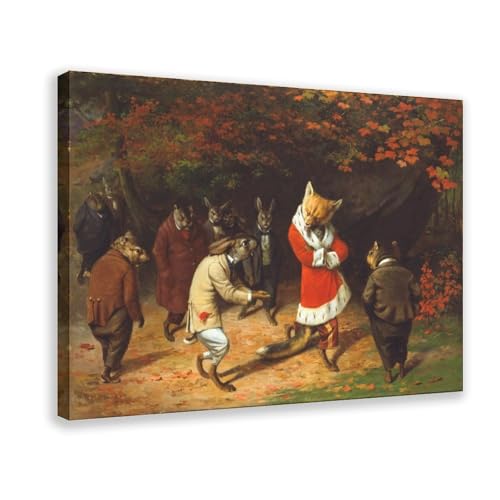 Impression sur toile William Holbrook Beard pour habiller un mur vide cadre suspendu inclus