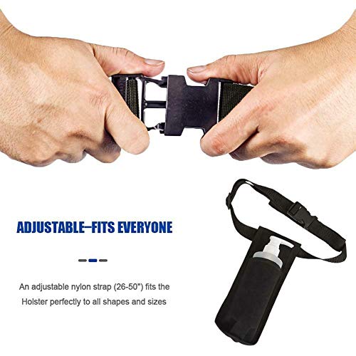 SYCOOVEN Coldre profissional de massagista com cinto ajustável, coldre para garrafa de massagem, bol