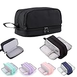 MHwan Estuche Escolar, Estuche para Lápices de 4 Compartimentos, Gran Capacidad con Asa, Resistente Al Desgaste y Ligero, Adecuado para Adultos, Niños, Niñas, Escuela Primaria, Universidad