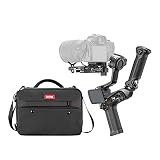 Zhiyun - Stabilizzatore fotocamera mirrorless/reflex Weebill 2 Combo, treppiede, 3 assi, 2.8" color touchscreen, alluminio, nero + accessori (Borsa, Impugnatura Slim Grip)
