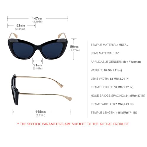 helena Vintage Square Cat Eye Sunglasses for Women Fashion Metal Gradient Sun Glasses Men Driving Outdoor Shades3