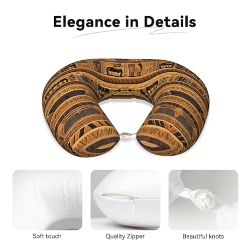 Almohada de espuma viscoelástica U para viaje miniatura 3