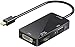 Price comparison product image BeckenBower 3 in 1 Mini Display Port Converter Mini Displayport to DVI/VGA Adapter for Mac MacBook Air Thunderbolt DP to HDMI Compatible with DP V1.1 Version (Black)
